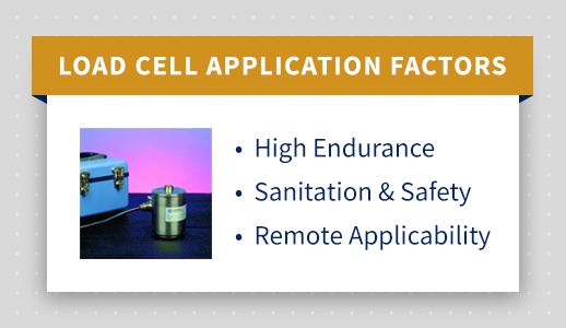 load cell application factors